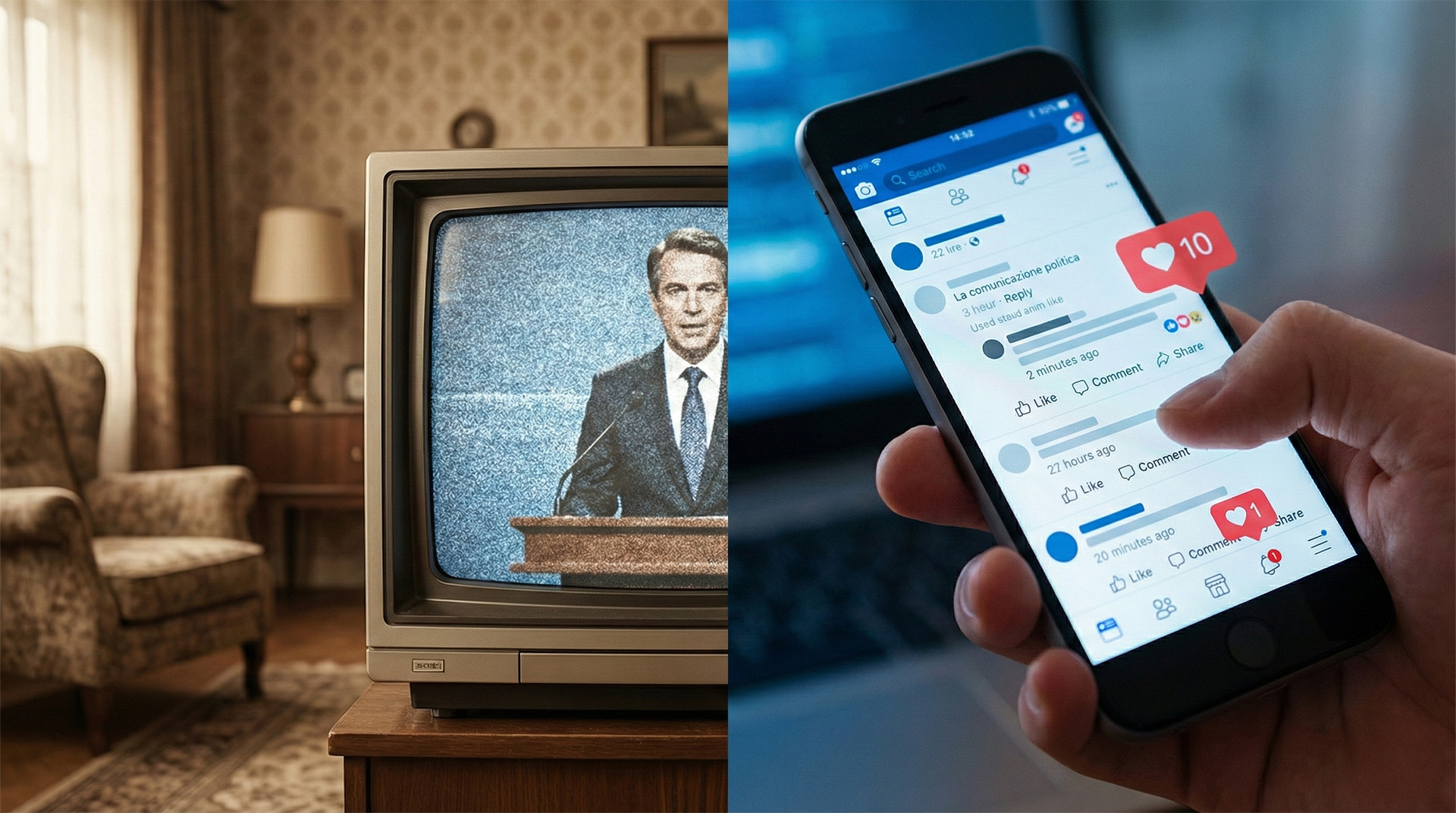 La comunicazione politica italiana e il paradosso generazionale