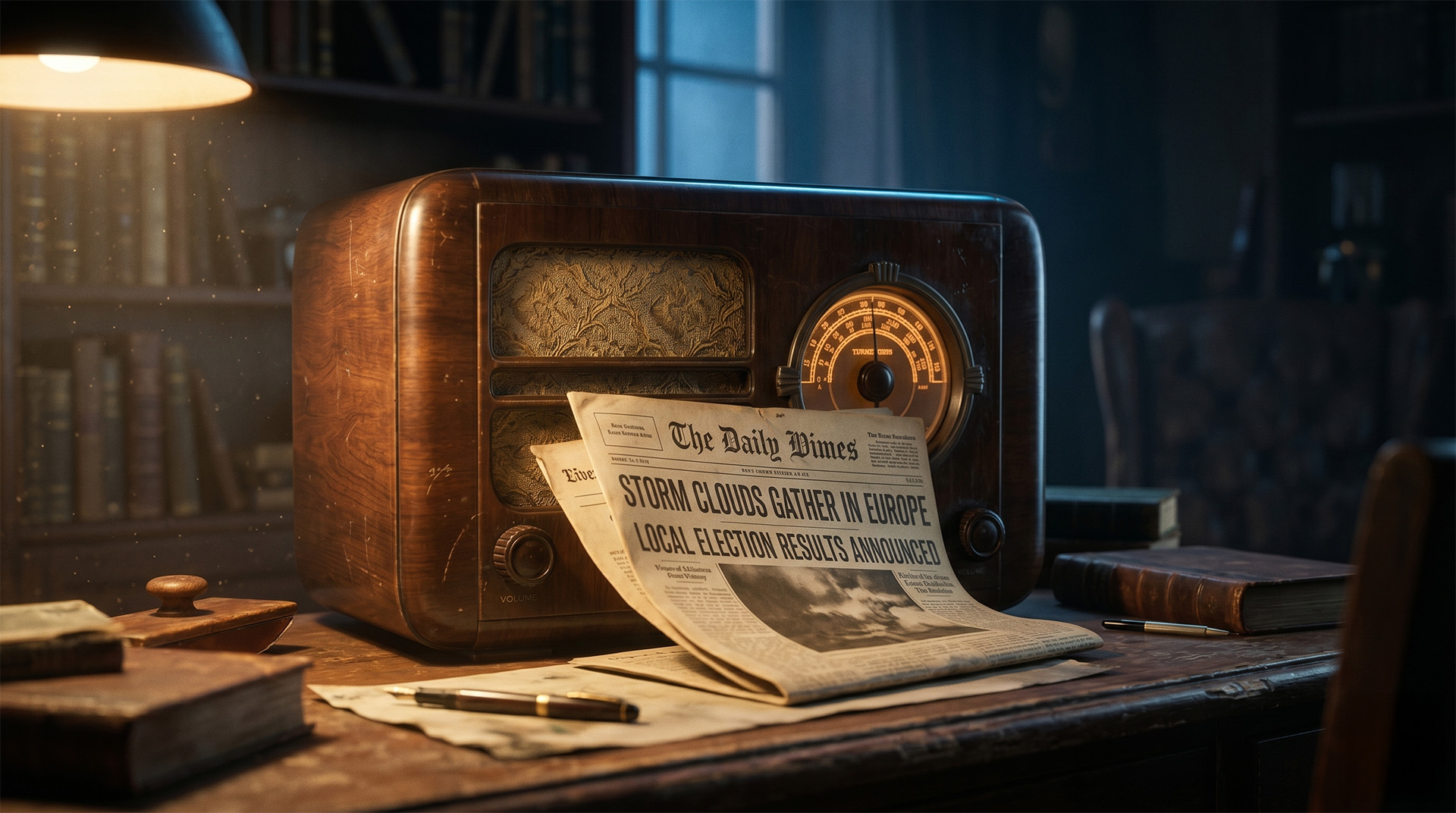 La radio che legge il giornale