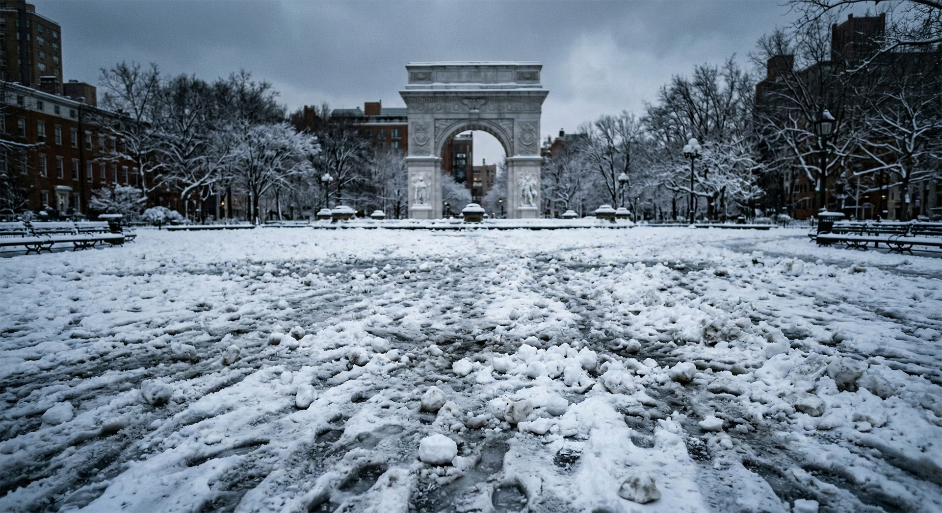 La palla di neve che ha preso New York alla gola