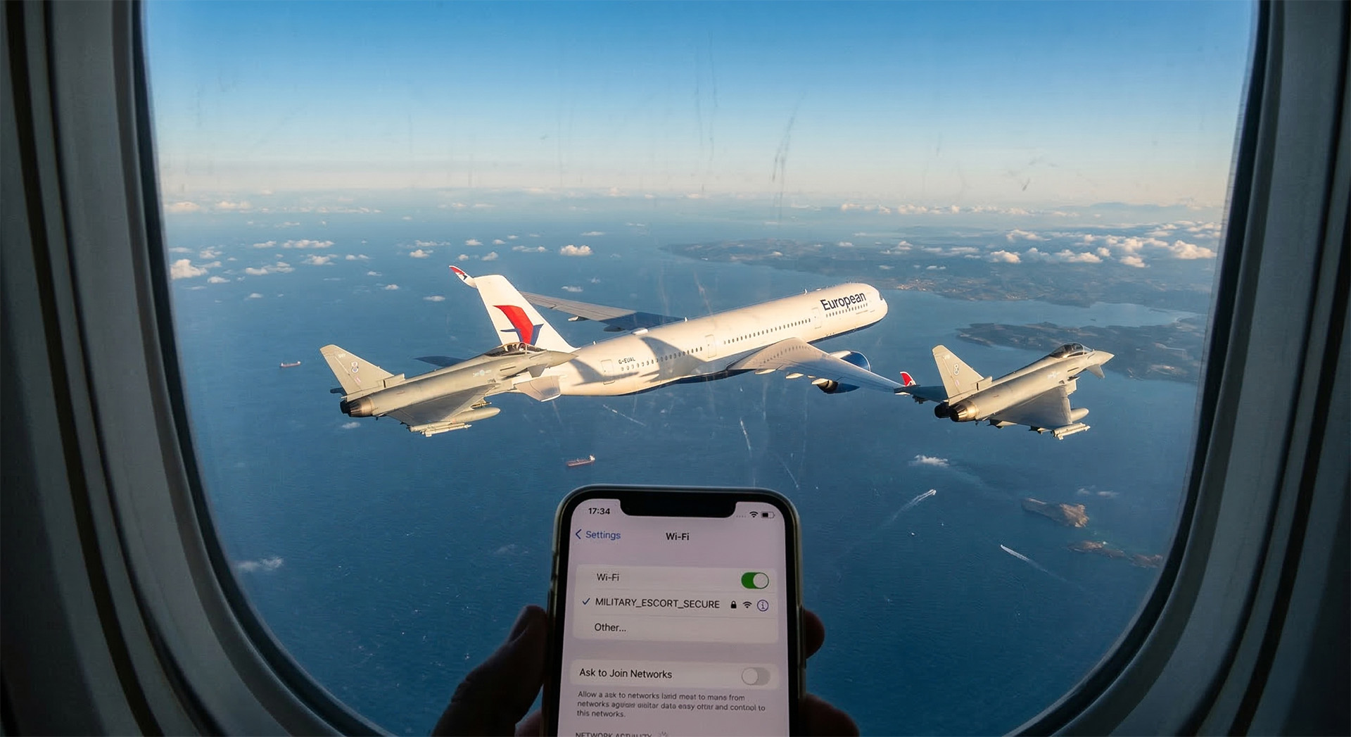 Quattro lettere e un caccia militare